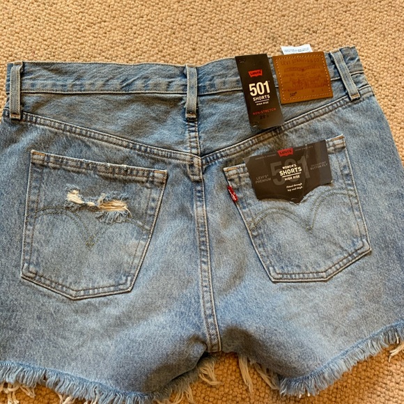 levis high rise 501 short - Picture 11 of 12